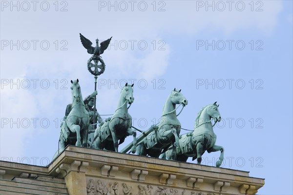 Quadriga, Brandenburg Gate, Berlin, Germany, Europe