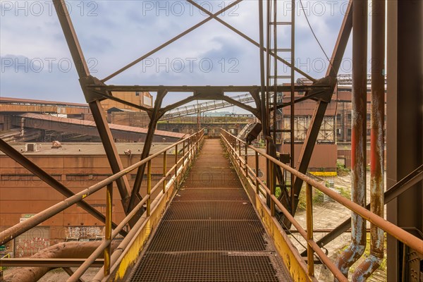 Bridge, Haut Fourneau B, Liege, Belgium, Europe