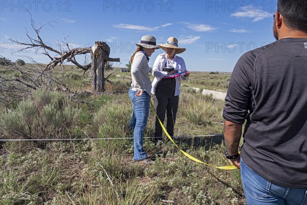 Granada, Colorado, The University of Denver Archaeology Field School at the World War 2 Amache Japanese internment camp. Under the direction of Dr. Annie Danis