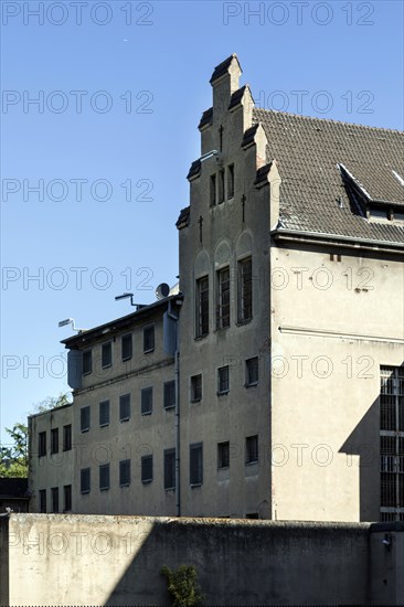 Old detention house behind the Moers district court, former court prison, architectural monument in the style of the German Renaissance, Moers, North Rhine-Westphalia, North Rhine-Westphalia, Germany, Europe