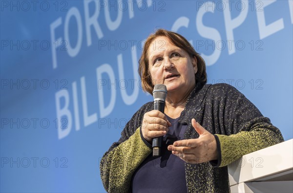 Theresa Schopper, politician from the Green Party, Minister of Education in BW. Didacta trade fair in Stuttgart, Europes largest education trade fair