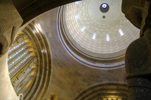 Dome with 324 equestrian figures, Monument to the Battle of the Nations, Leipzig, Saxony, Germany, Europe