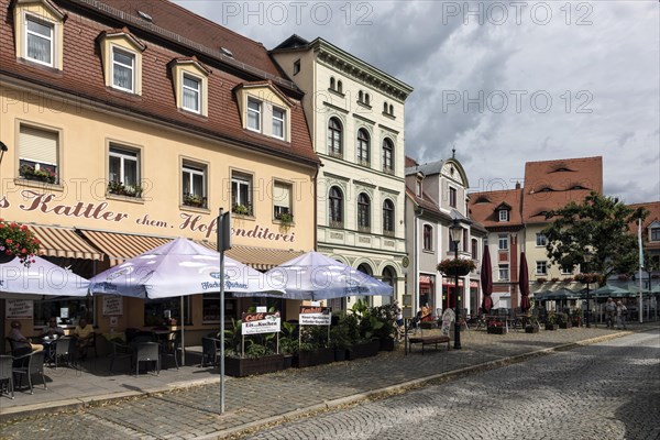 In the centre of the Lindenring of the medieval Naumburg Old Town, Naumburg