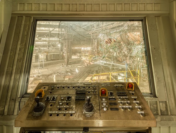 Control desk, Haut Fourneau B, Liege, Belgium, Europe