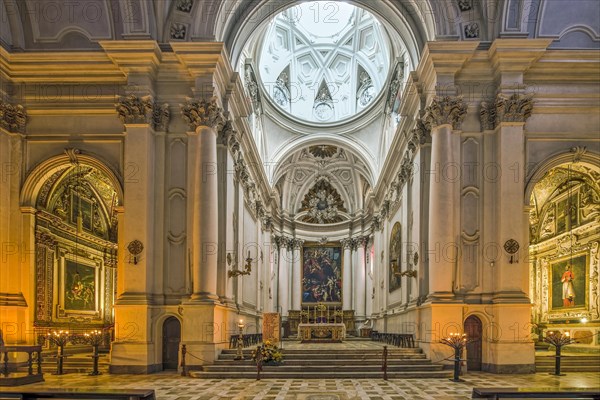 Monastery Monte Oliveto Maggiore Interior Tuscany Italy