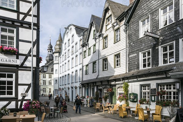 Historic Old Town, North Eifel, Monschau, North Rhine-Westphalia, North Rhine-Westphalia, Germany, Europe