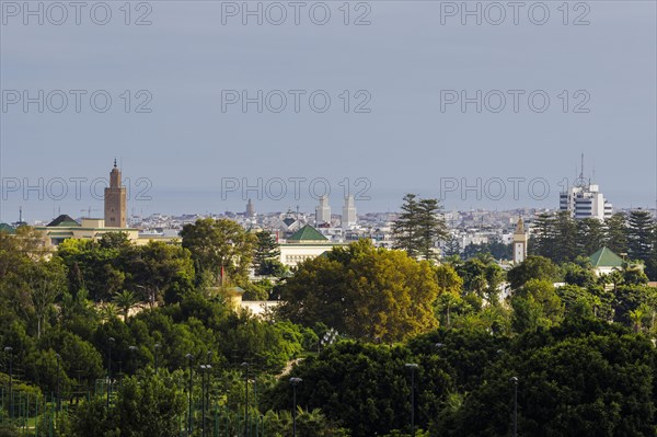 City view Rabat. Rabat, Morocco, Africa