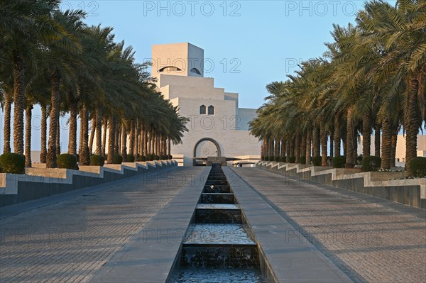 Museum of Islamic Art by the Archtics Ieoh Ming Pei and Jean-Michel Wilmotte, Doha, Qatar, Asia