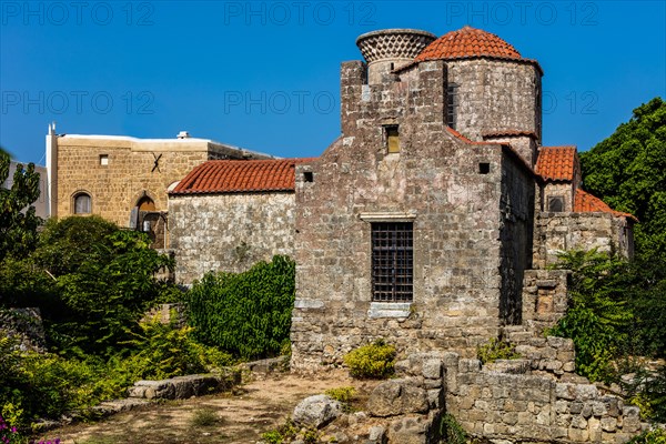 Agia Triada, 15th century, Old Town alleys, Rhodes Town, Greece, Europe