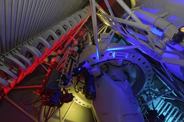 Radar dome with 3-D radar, guided missile frigate Hr. Ms. De Ruyter, Dutch Navy warship, Naval Museum, Den Helder, North Holland Province, Netherlands