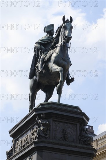 King Frederick the Great, equestrian statue, Unter den Linden, Berlin, Germany, Europe