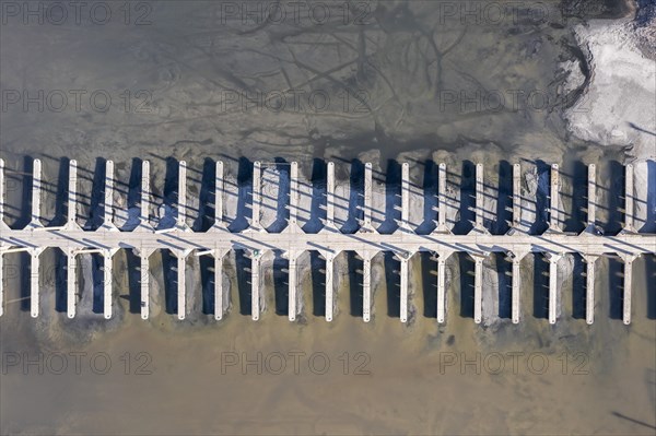 Magna, Utah, The marina at Great Salt Lake State Park, which cannot be used because the lake water level has fallen too low