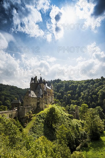 Eltz Castle, Wierschem, Moselle, Rhineland-Palatinate, Germany, Europe