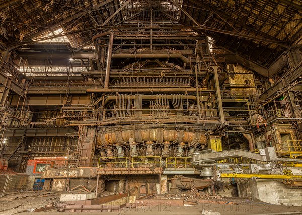 Blast furnace, Haut Fourneau B, Liege, Belgium, Europe