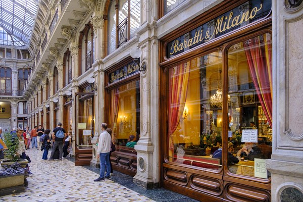 Caffe Baratti & Milano, Galleria Subalpina, Turin, Piedmont, Italy, Europe