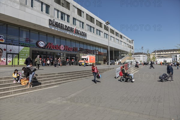 Bilk district centre, Duesseldorf-arcades shopping centre, Duesseldorf, North Rhine-Westphalia, North Rhine-Westphalia, Germany, Europe