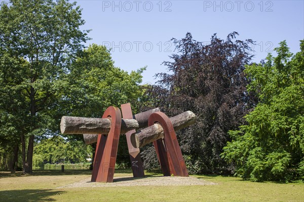 Revolution Monument Wik in the Ratsdienergarten, Sailors Uprising of 1918, Kiel, Schleswig-Holstein, Germany, Europe