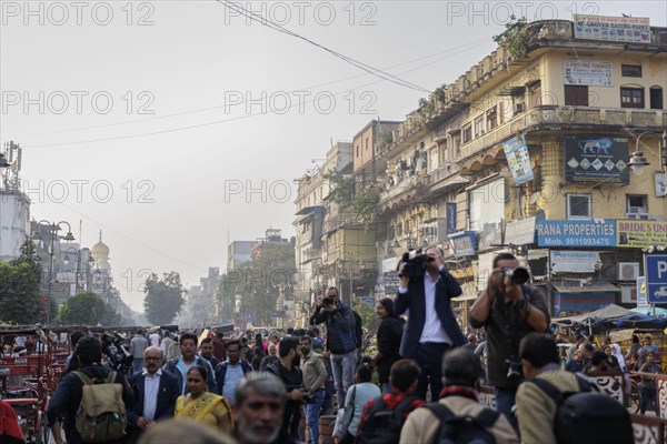 A view of the old city Chandni Chowk in New Delhi, 05.12.2022., New Delhi, India, Asia