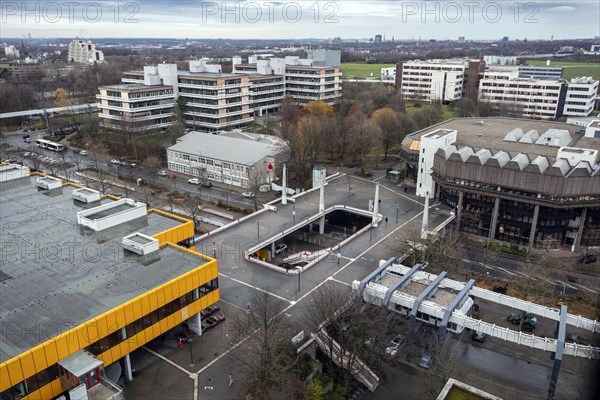 Campus of the TU Dortmund University during the Corona Pandemic, Dortmund University of Technology, TU, Study, Campus, Dortmund, North Rhine-Westphalia, Germany, Europe