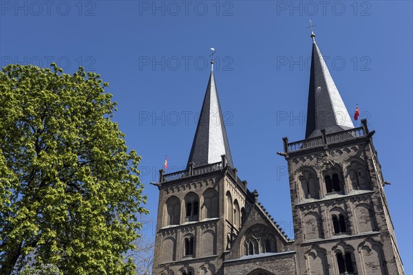 Provost Church of St. Victor, also called Xanten Cathedral, Xanten, North Rhine-Westphalia, North Rhine-Westphalia, Germany, Europe
