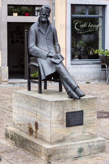 Nietzsche Monument on the Holzmarkt in Naumburg, Naumburg