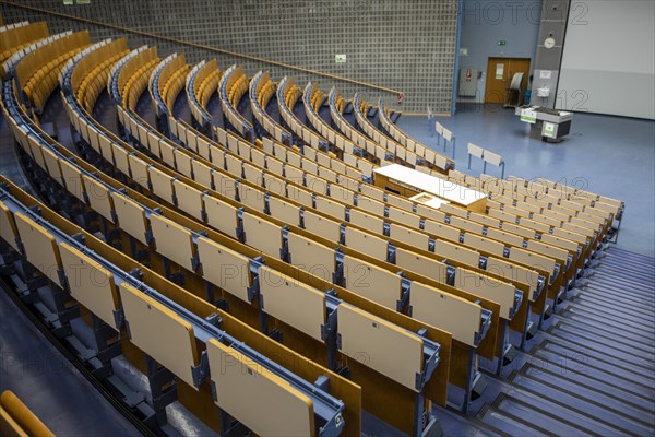 Audimax of the Technical University of Dortmund, TU, lecture hall, lecture, study, study, Dortmund, North Rhine-Westphalia, Germany, Europe