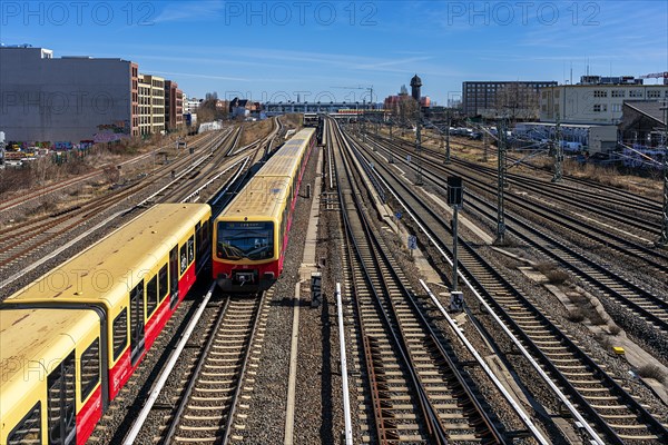 Infrastructure at Warschauer Strasse station, Friedrichshain, Berlin, Germany, Europe