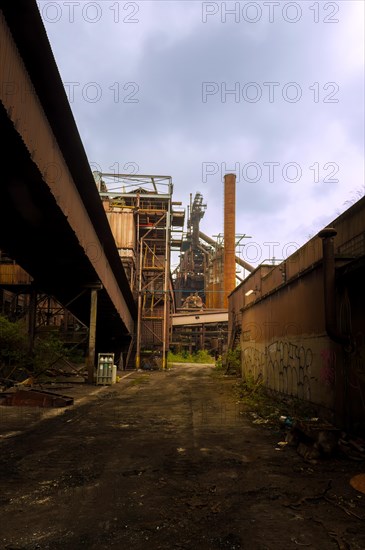 Blast furnace, Haut Fourneau B, Liege, Belgium, Europe