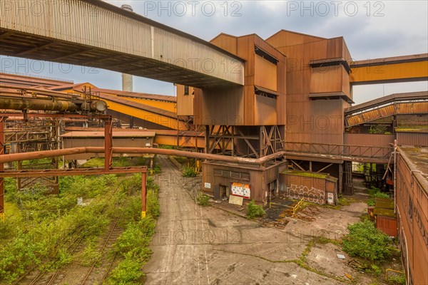 Conveyor belts, Haut Fourneau B, Liege, Belgium, Europe