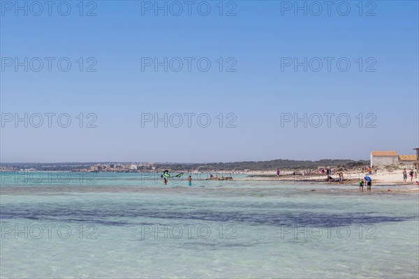 Beach Platja Es Trenc, Municipality of Campos, Majorca, Balearic Islands, Spain, Europe