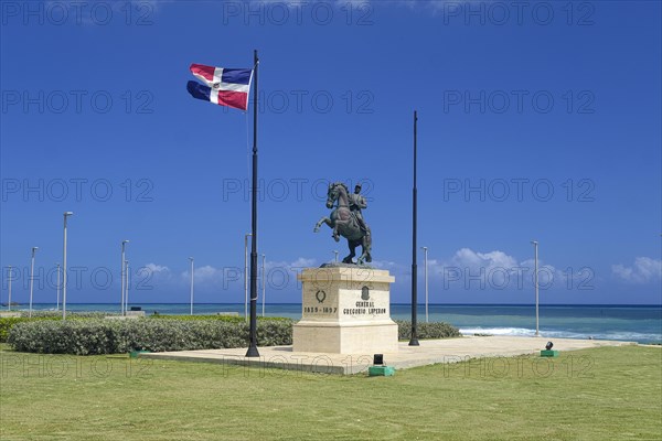 Barrage General Gregorio Luperon in Parque San Felipe, in Centro Historico, Old Town of Puerto Plata, Dominican Republic, Caribbean, Central America