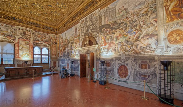 Palazzo Vecchio Interior Florence Tuscany Italy