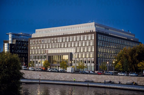 View of the Federal Press Conference. Berlin, Berlin, Germany, Europe