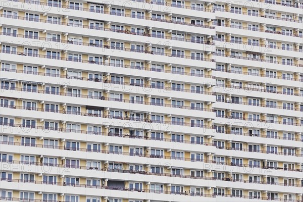 An apartment block in the Marzahn district, photographed in Berlin, 01.02.2023., Berlin, Germany, Europe