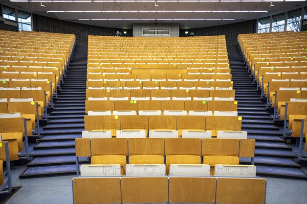 Audimax of the Technical University of Dortmund, TU, lecture hall, lecture, study, study, Dortmund, North Rhine-Westphalia, Germany, Europe