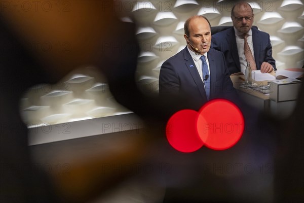 Dr Martin Brudermueller, Chairman of the Board of Executive Directors of BASF SE and Chief Technology Officer, portrait during the Annual Meeting in Mannheim, Baden-Wuerttemberg, Germany, Europe