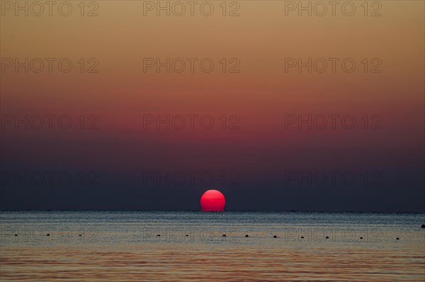 Sunrise on the Red Sea. Sharm-el-Sheikh, 19.11.2022, Sharm-el-Sheikh, Egypt, Africa