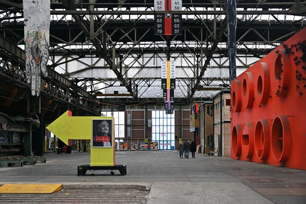 Shipyard hall NDSM Plein, Amsterdam, Netherlands