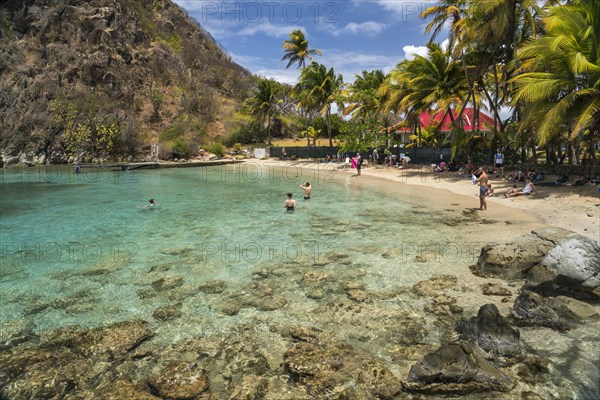 Plage du Pain de sucre beach, Terre-de-Haut island, Les Saintes, Guadeloupe, Caribbean, France, North America