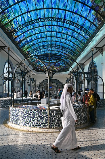 Fish Market Halle Chabra in Mina District, Mia Park, Old Port Doha, Qatar, Asia