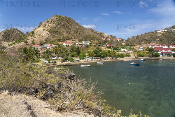 Marigot Bay and Beach, Terre-de-Haut Island, Les Saintes, Guadeloupe, Caribbean, France, North America