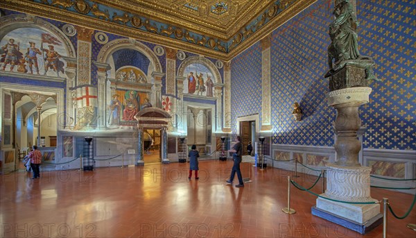 Palazzo Vecchio Interior Florence Tuscany Italy