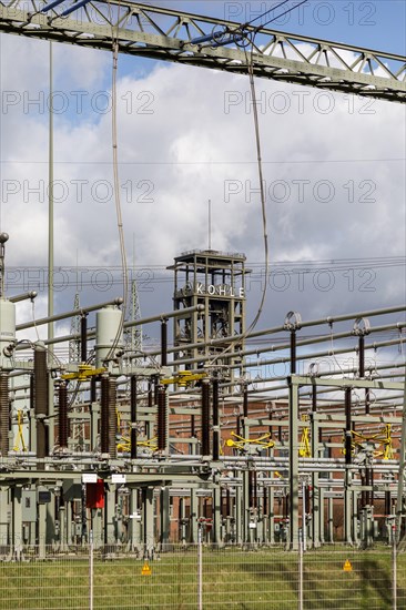 STEAG power plant Duisburg-Walsum, hard coal-fired power plant on the site of the former Walsum colliery, Duisburg, North Rhine-Westphalia, Germany, Europe