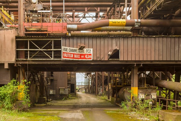 Conveyor belt, Haut Fourneau B, Liege, Belgium, Europe