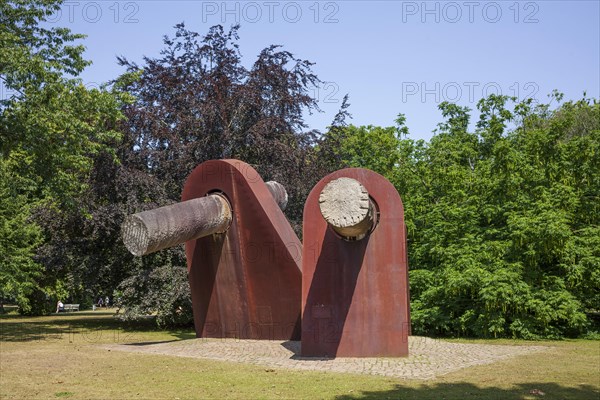 Revolution Monument Wik in the Ratsdienergarten, Sailors Uprising of 1918, Kiel, Schleswig-Holstein, Germany, Europe