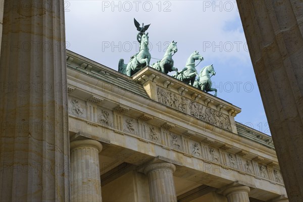 Quadriga, Brandenburg Gate, Berlin, Germany, Europe