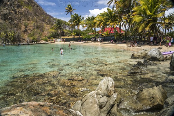 Plage du Pain de sucre beach, Terre-de-Haut island, Les Saintes, Guadeloupe, Caribbean, France, North America