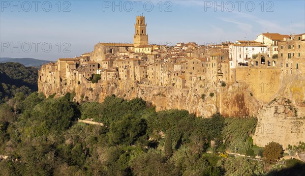View of Pitigliano, Tuscany, Italy, Europe