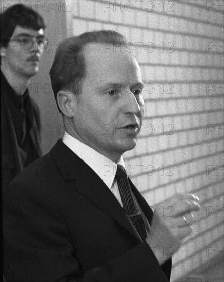 Personalities from politics, economy and culture from the years 1965-71.Josef Angenford Communist and head of the FDJ in BRD, DEU, Germany, Europe