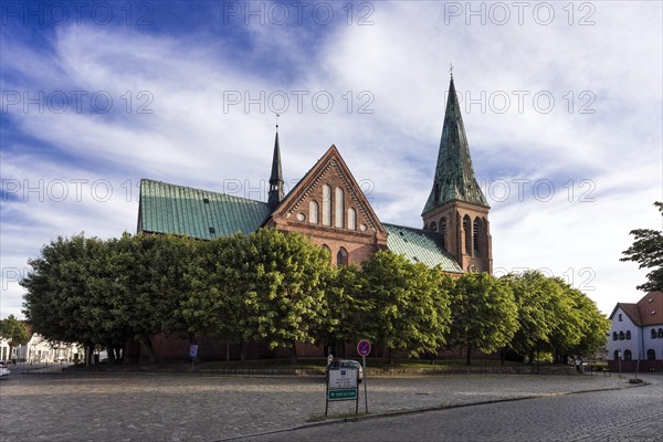 Meldorf Cathedral, St. Johns Church on the Market Square, Meldorf, Schleswig-Holstein, Germany, Europe